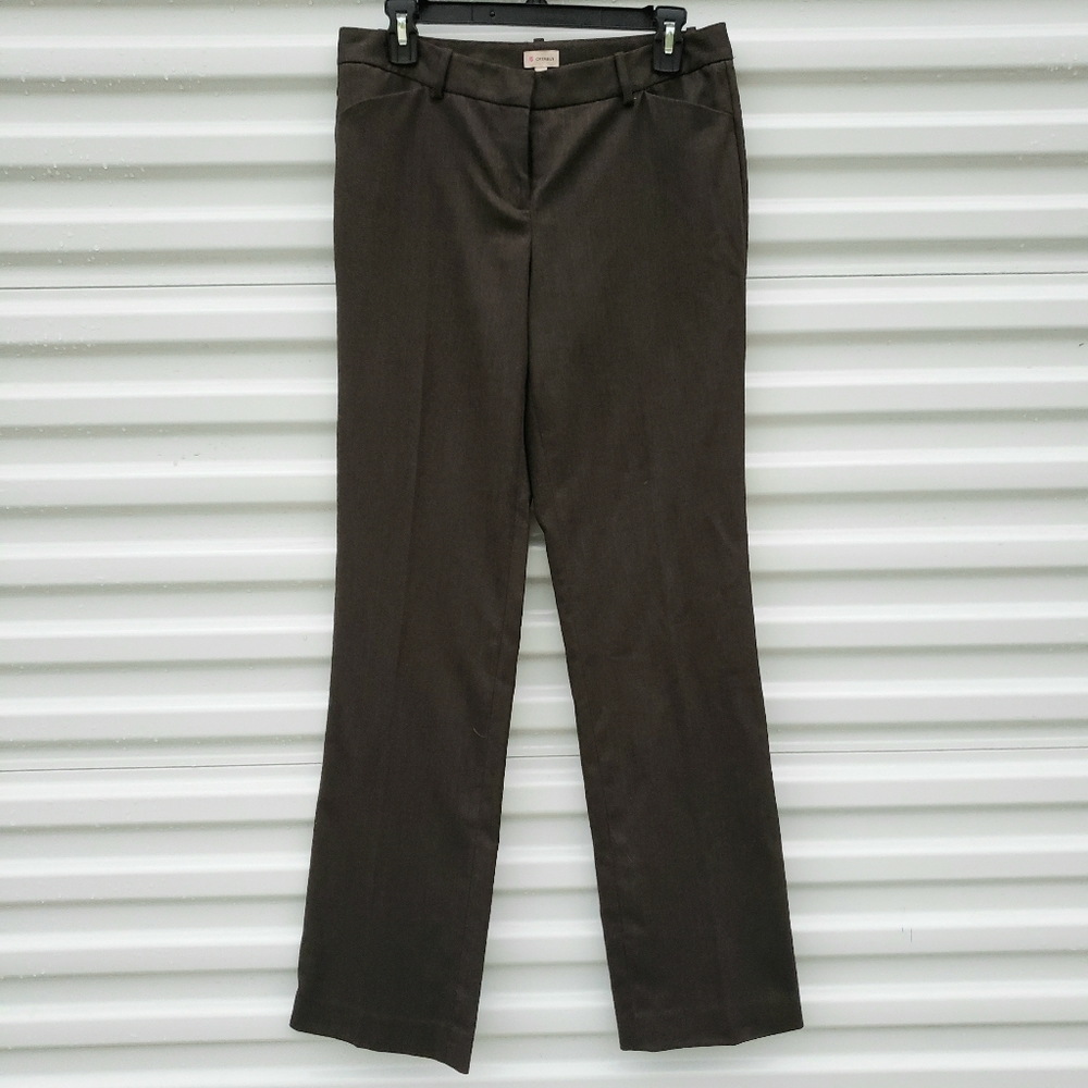 Cremieux brown dress Office pants